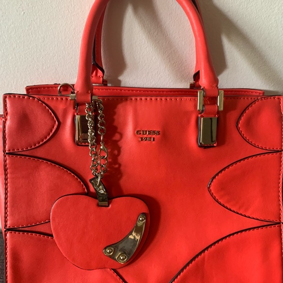 Guess Handbags - Guess purse bright orange